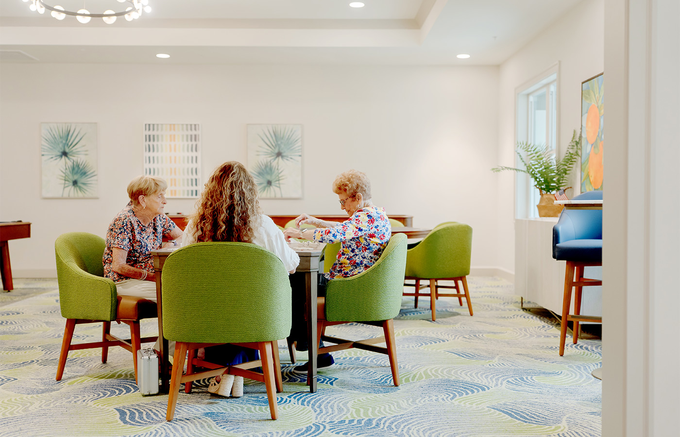 People playing a game.