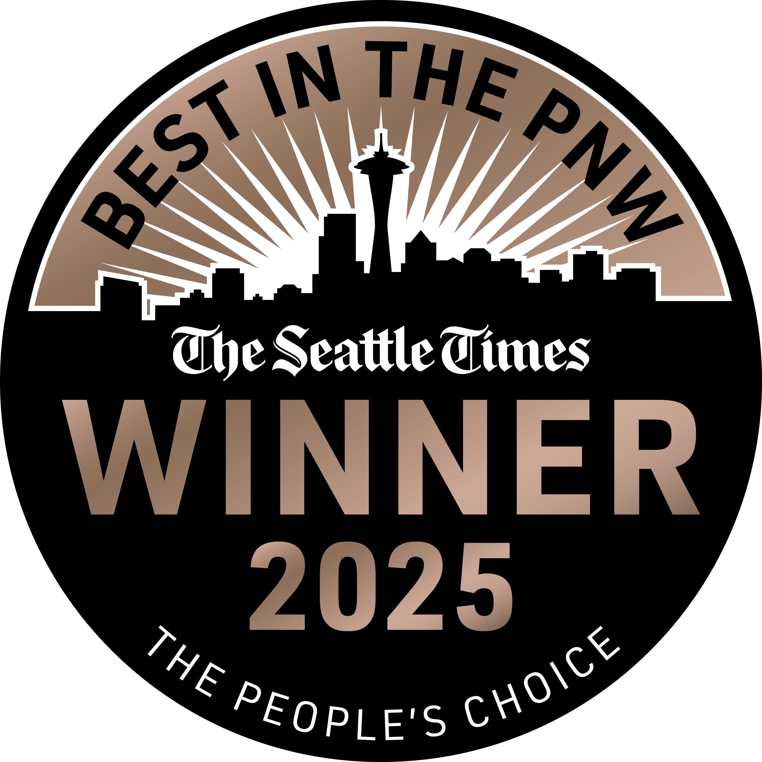 Best in the Pacific Northwest bronze badge.