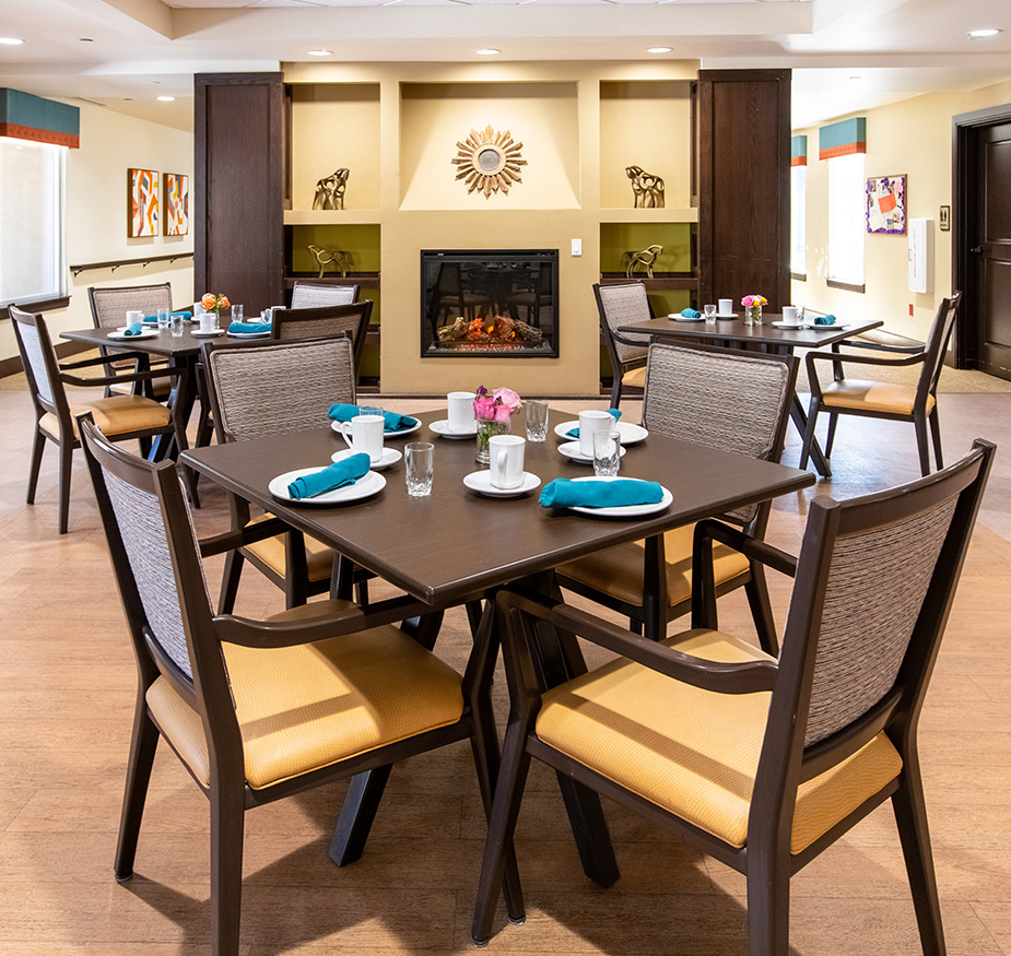 The Watermark at Cherry Hills dining room.