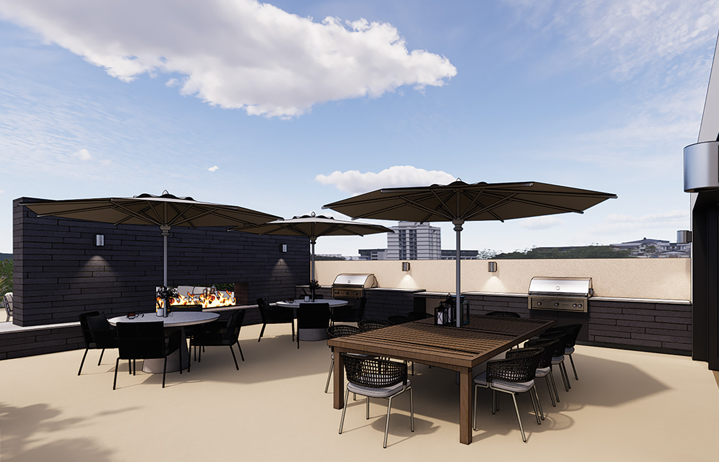 Outdoor patio.