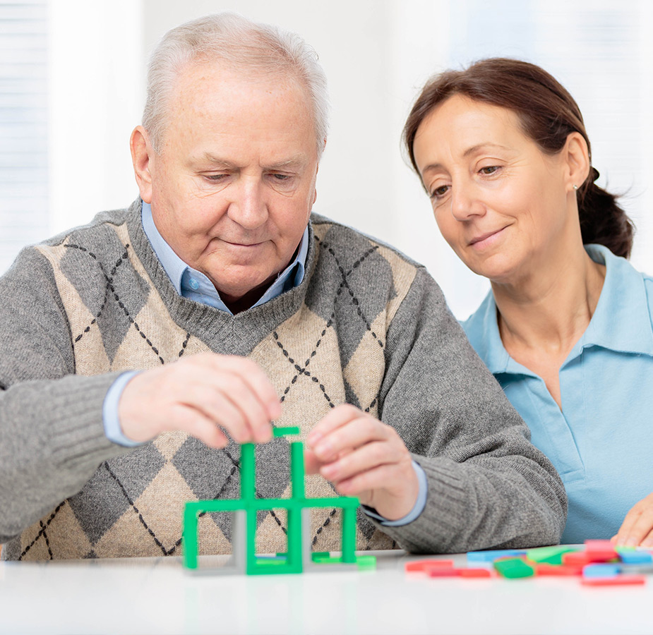 Residents engaged in an activity.