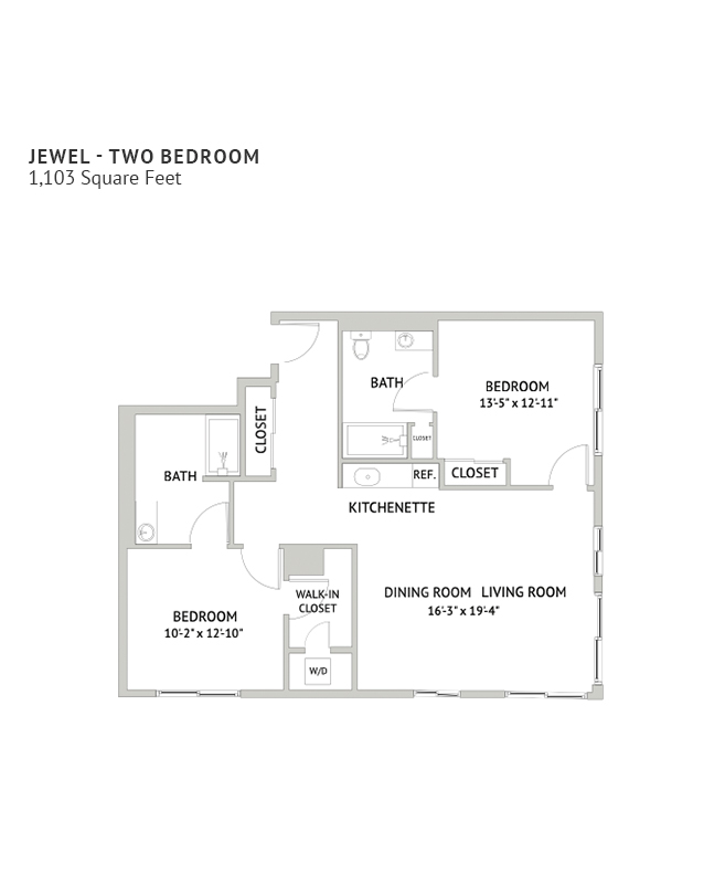 Floor plan jewel