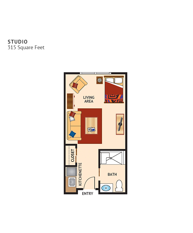 Floor Plans - Studio