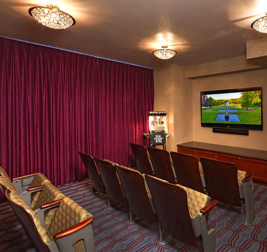 The theater at The Watermark at Beverly Hills.