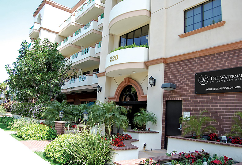 The front of The Watermark at Beverly Hills.