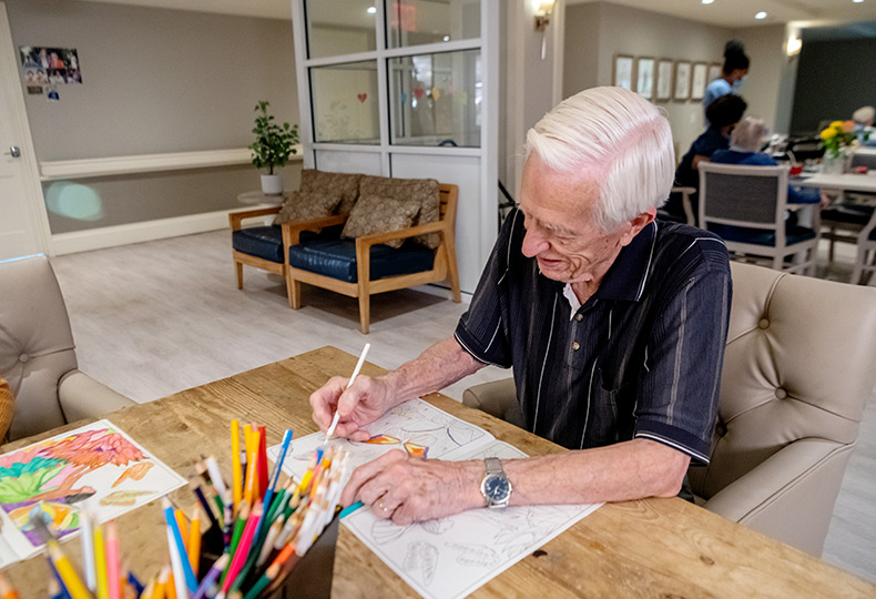 A resident coloring.