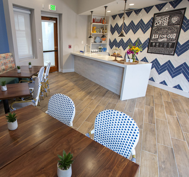 The bistro at Crown Cove.