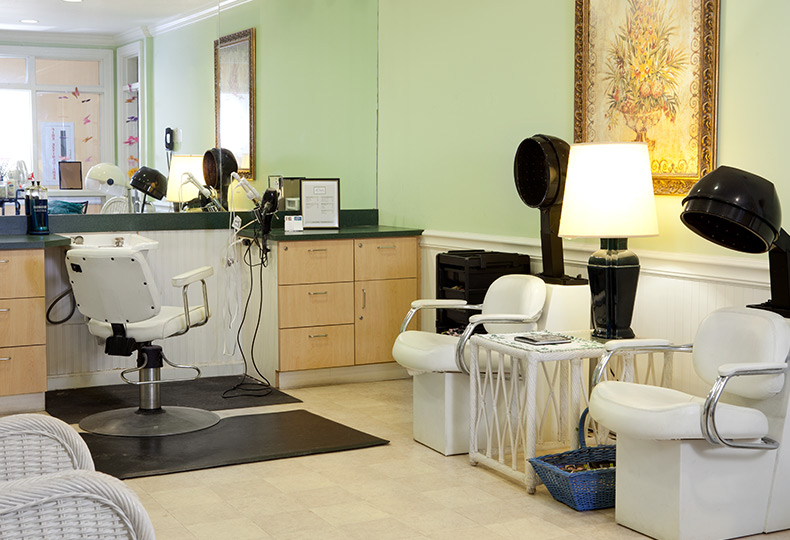 The salon and spa at East Village Place.