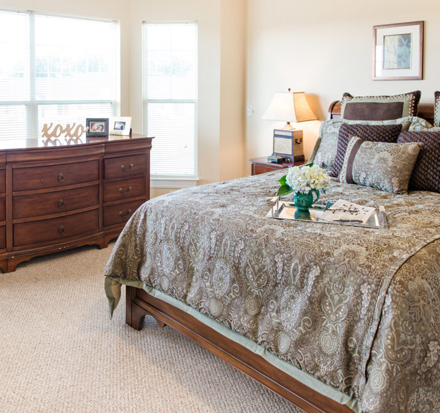 An apartment at The Legacy at Erie Station.