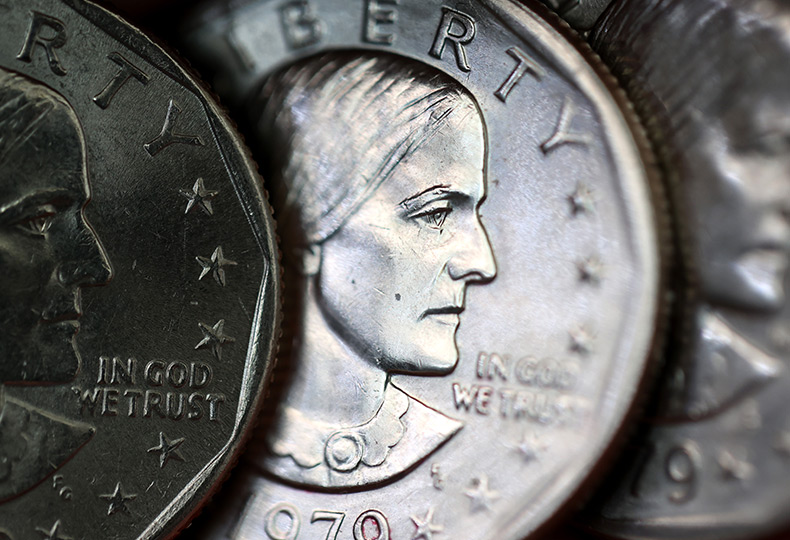 Susan B. Anthony coin.