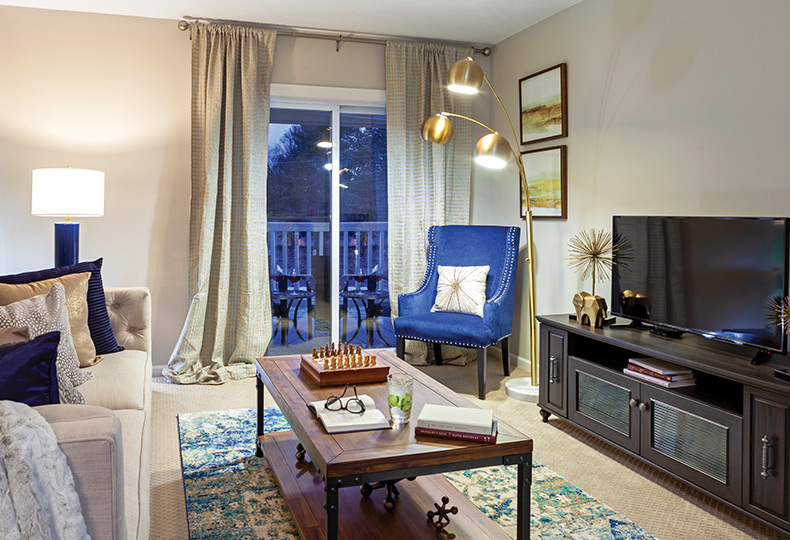 An apartment at The Legacy at Park Crescent.