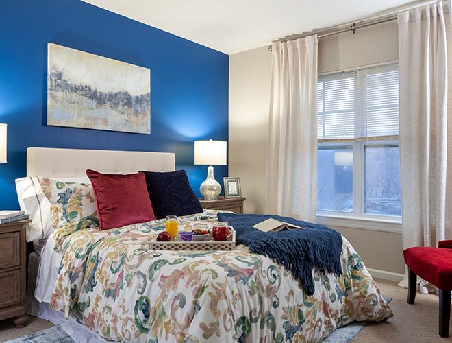 An apartment at The Legacy at Park Crescent.