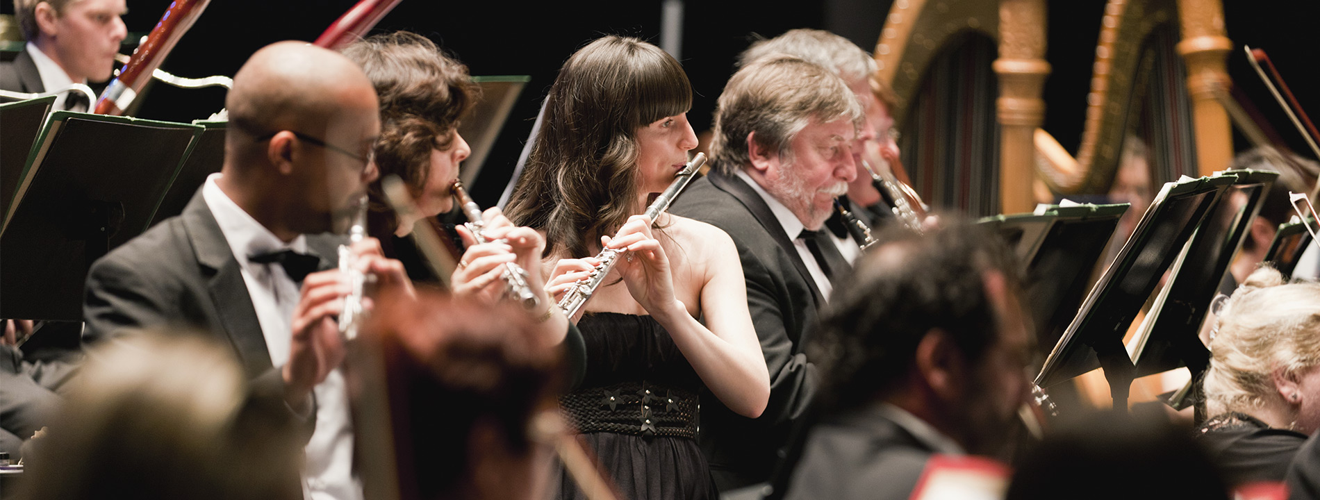 Symphony with musicians.