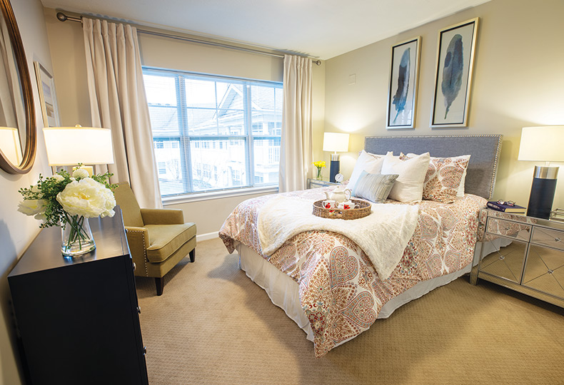 An apartment at The Legacy at Fairways.