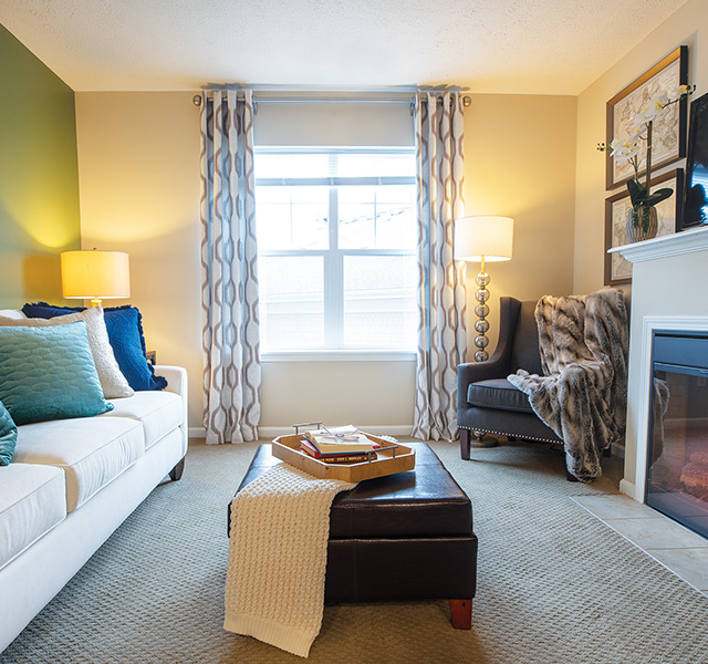 An apartment at The Legacy at Parklands.