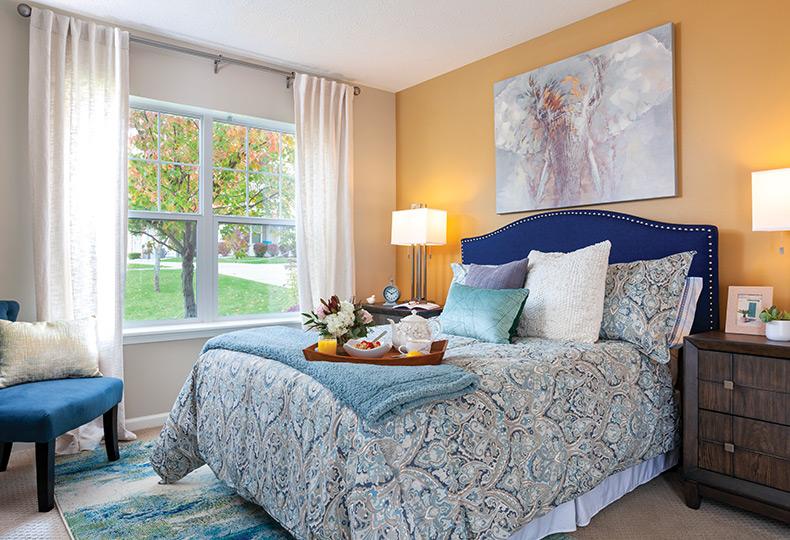 An apartment at The Legacy at Parklands.