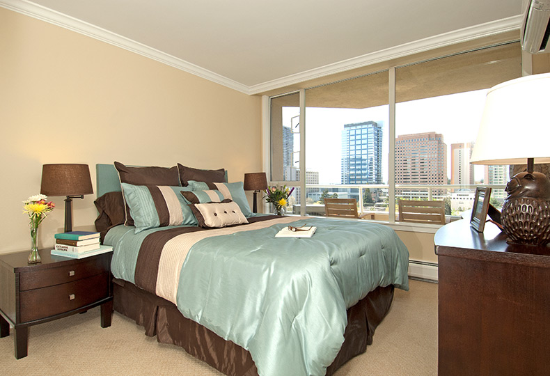 An apartment in Pacific Regent Bellevue.