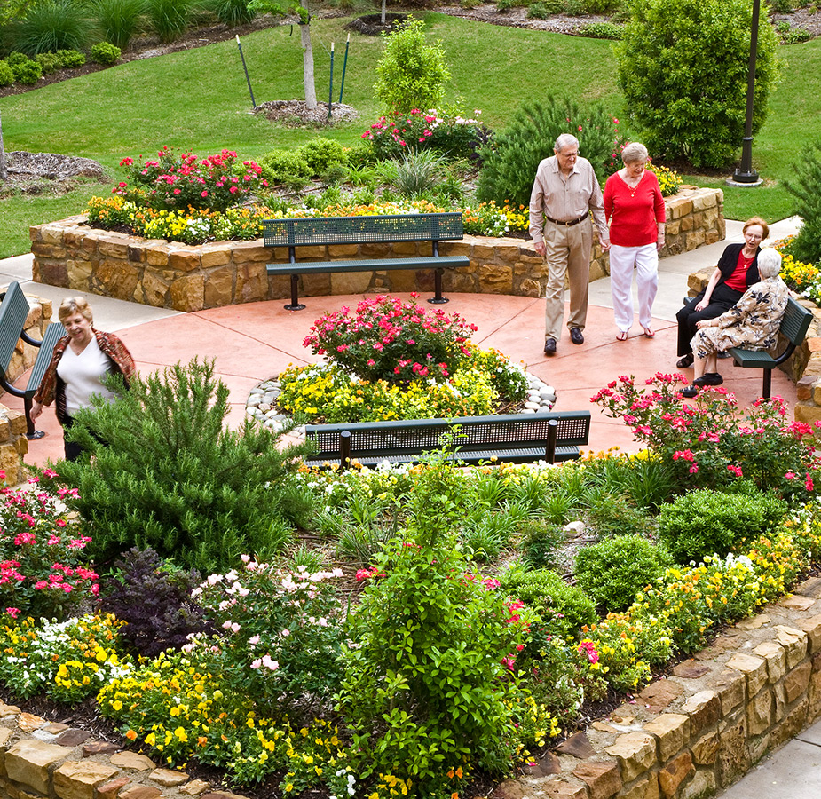 Parkview in Frisco garden.