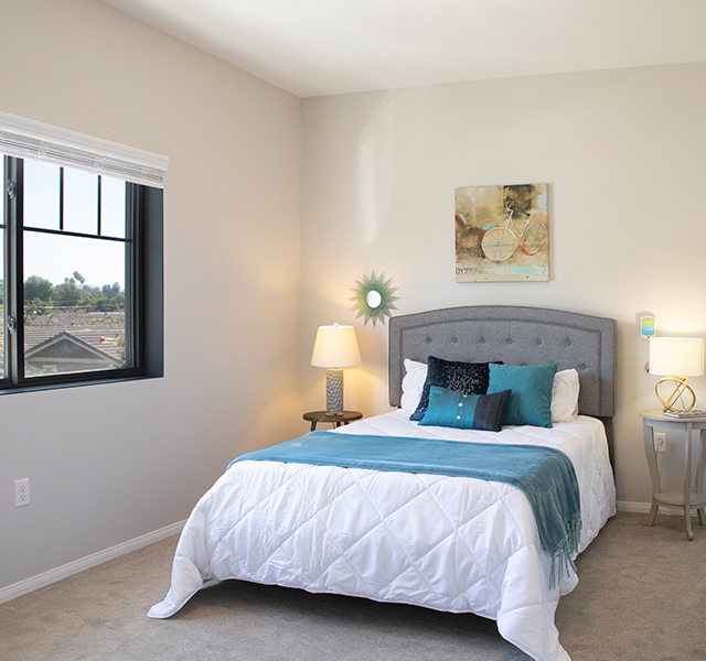 An apartment at Raincross at Riverside.