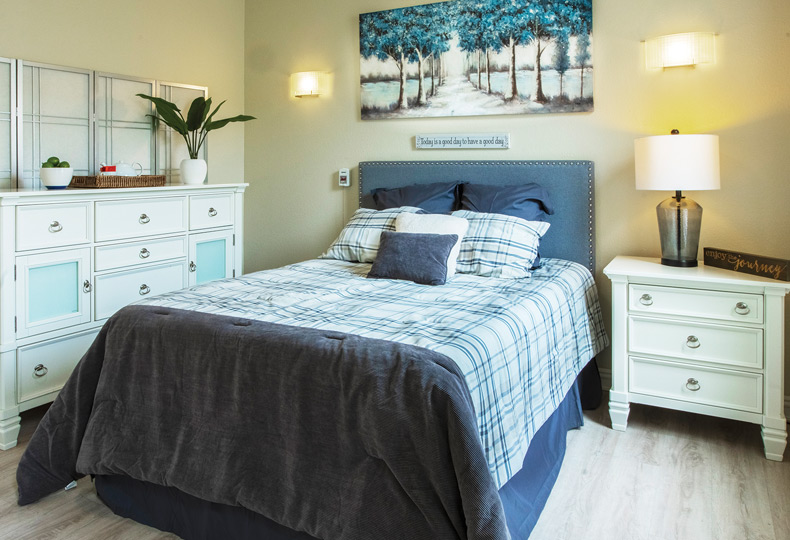 An apartment at Sagebrook Senior Living at San Francisco.