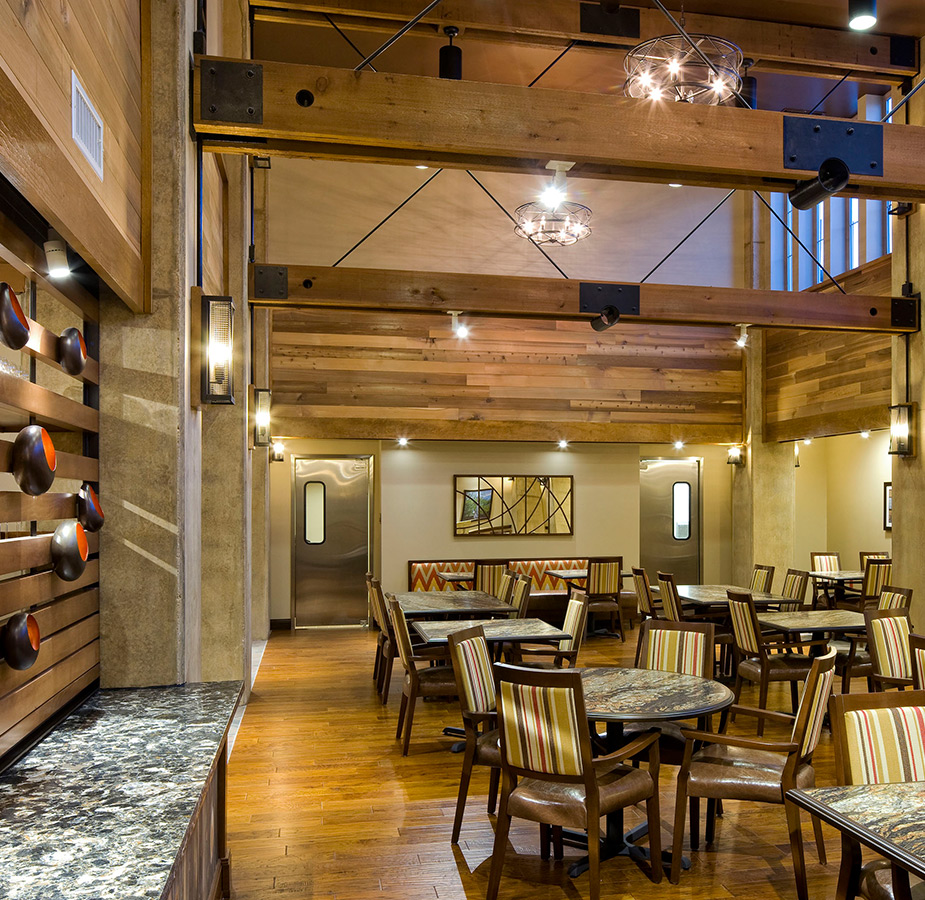 The AL dining room.