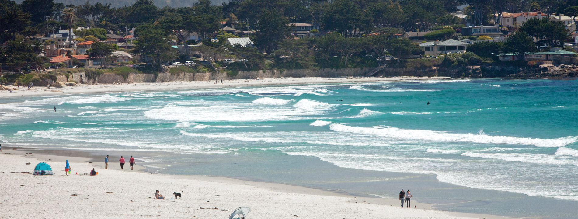 The Carmel beach.