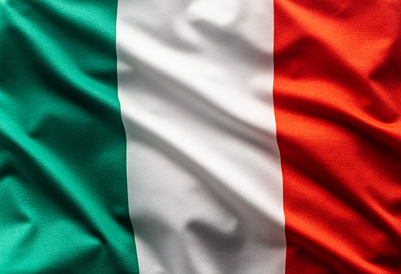 Italian flag.