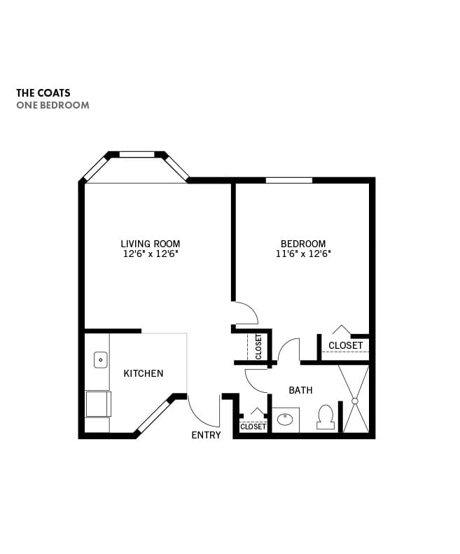 Memory Care 1 bedroom apartment, The Fountains at Bronson Place in Kalamazoo, MI