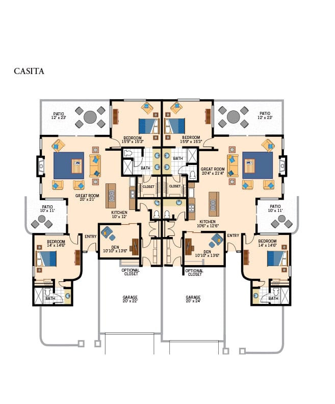 Casita floor plan.