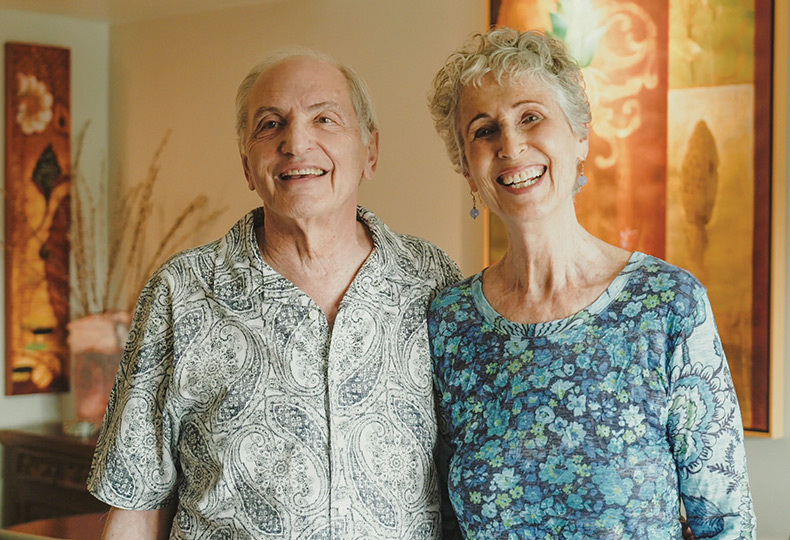 Happy couple.