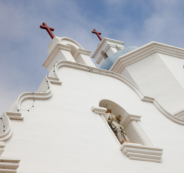 Tip of a church.