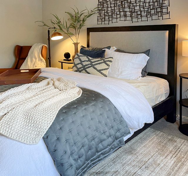 An apartment at The Watermark at Bellingham.