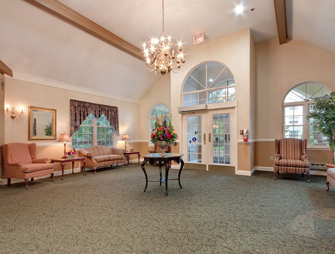 The lobby at The Watermark at Bellingham.