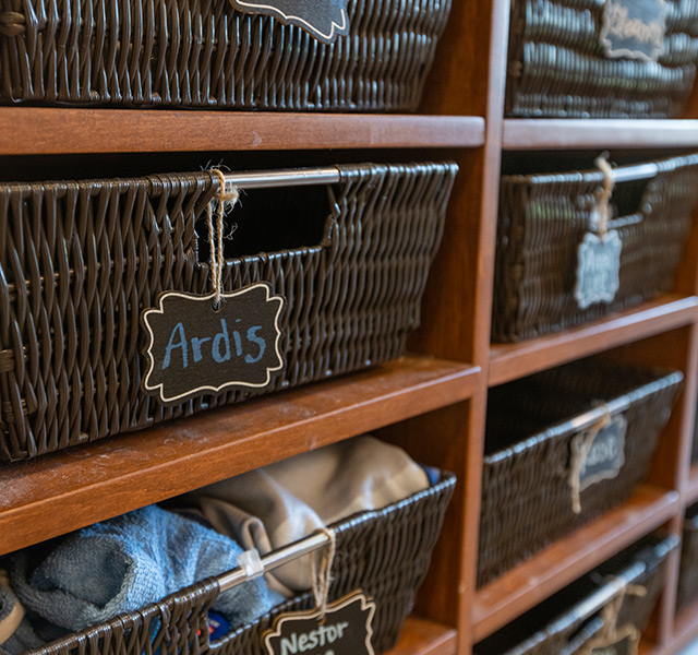 Boxes.