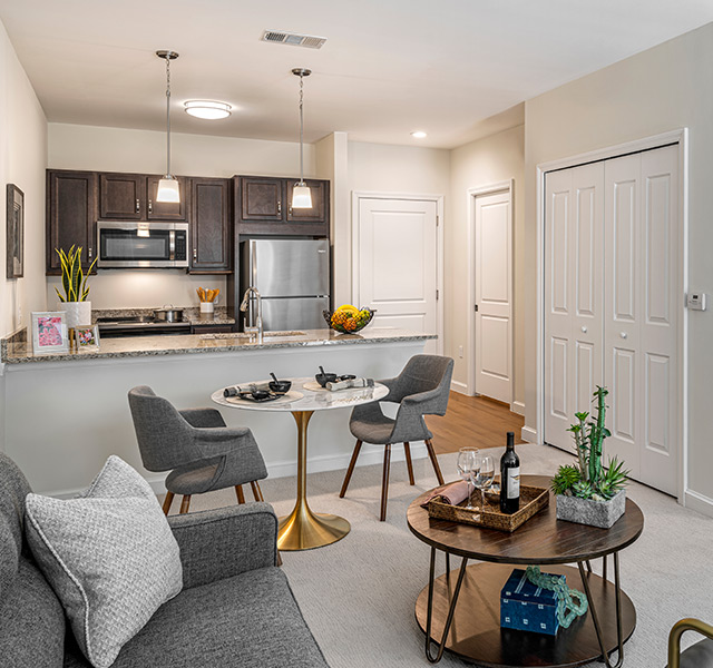 An apartment at The Watermark at Trinity.
