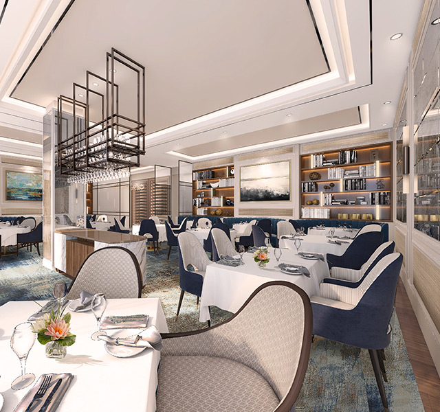 The dining area at The Watermark at West Palm Beach.