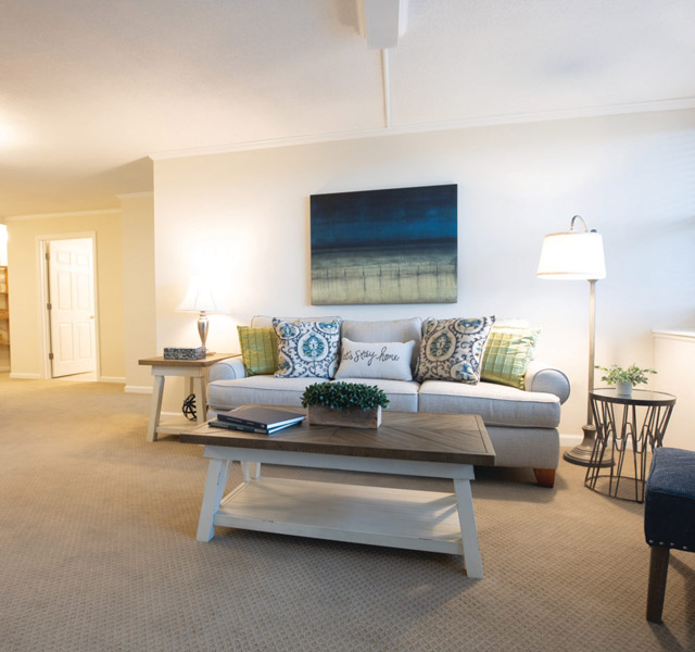 An apartment at The Watermark at 3030 Park.