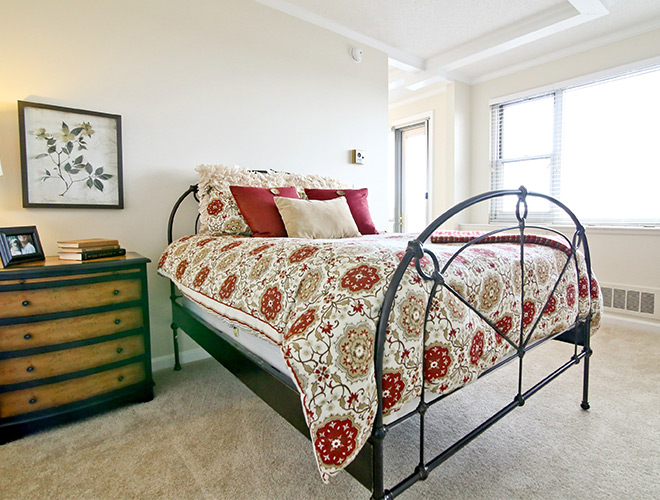 An apartment at The Watermark at 3030 Park.