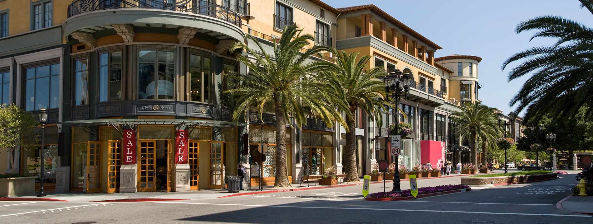 Store fronts along a street in San Jose.