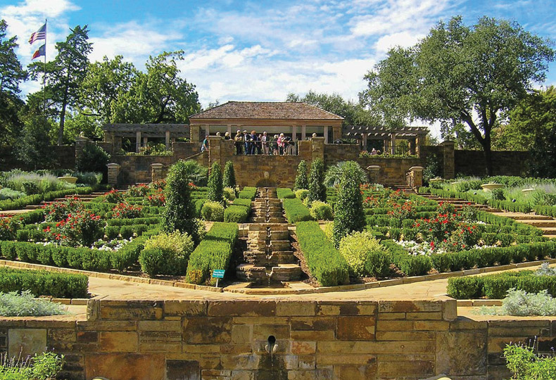 Luscious garden.