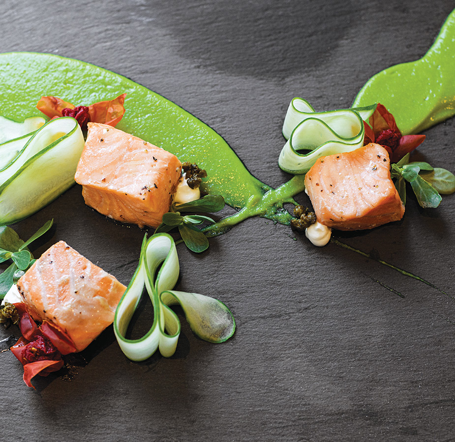 Upscale food.