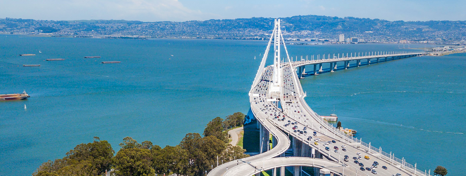 Bridge going over a body of water.