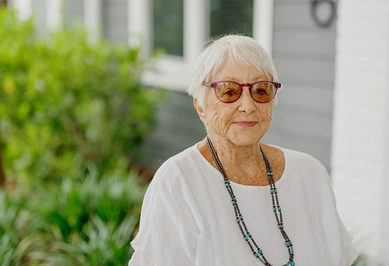 A person smiling.