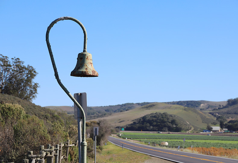 A bell on Camino Real.