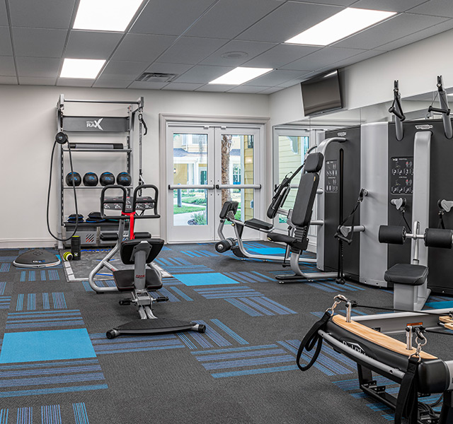 Fitness equipment.