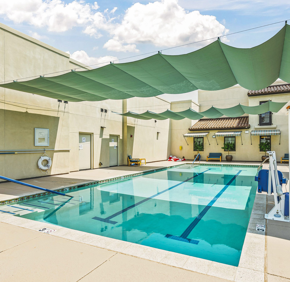 Outdoor pool.