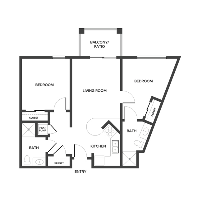 Two Bedroom Two Bedroom