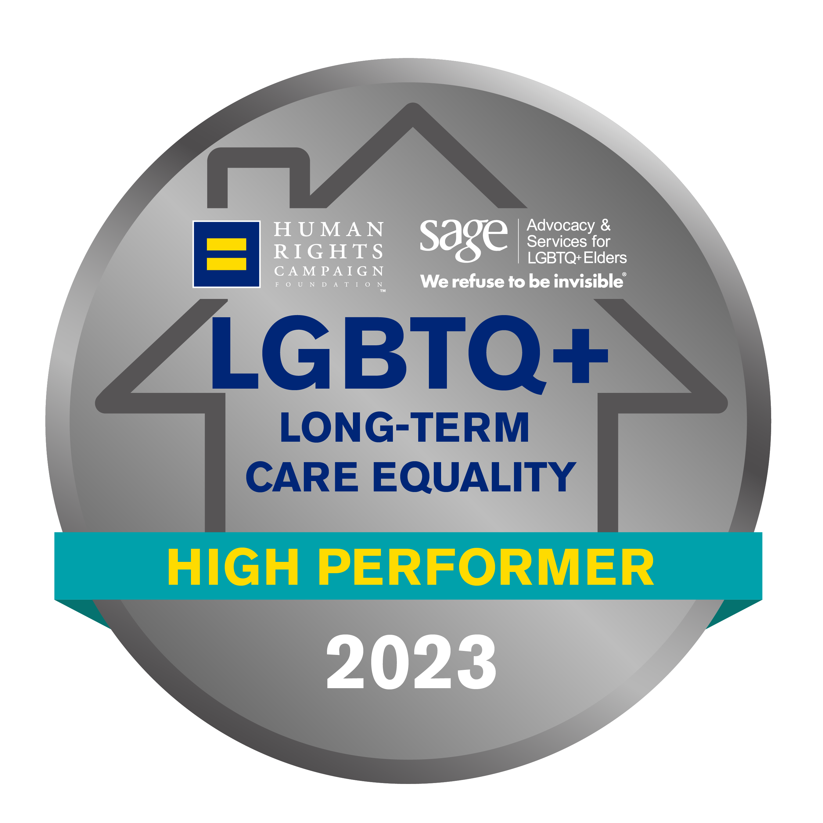 Long Term Care Equity Index Badge - Silver High Performer